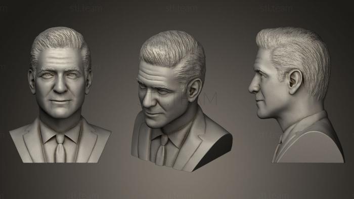 3D модель Джордж Клуни (STL)